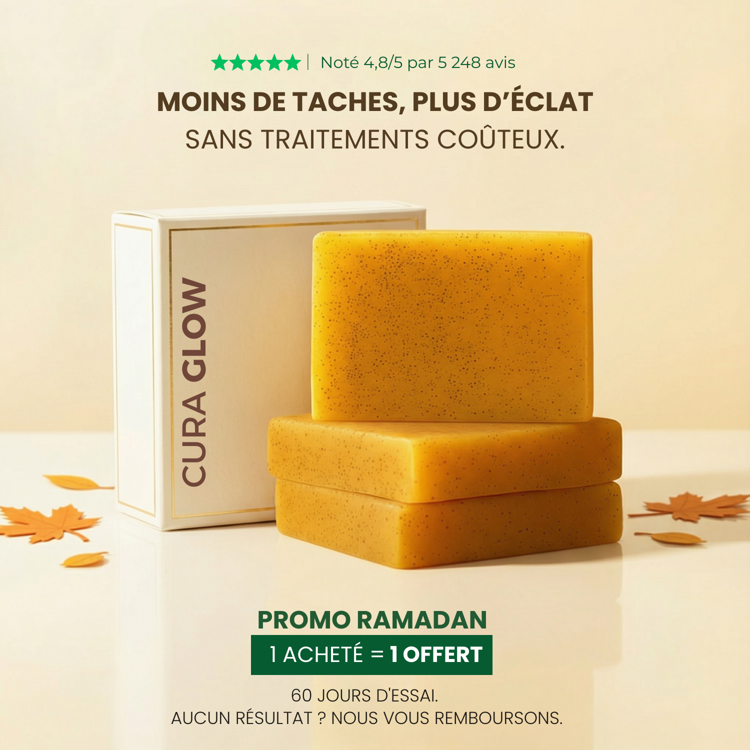 Savon Anti-Taches & Hyperpigmentation au Curcuma